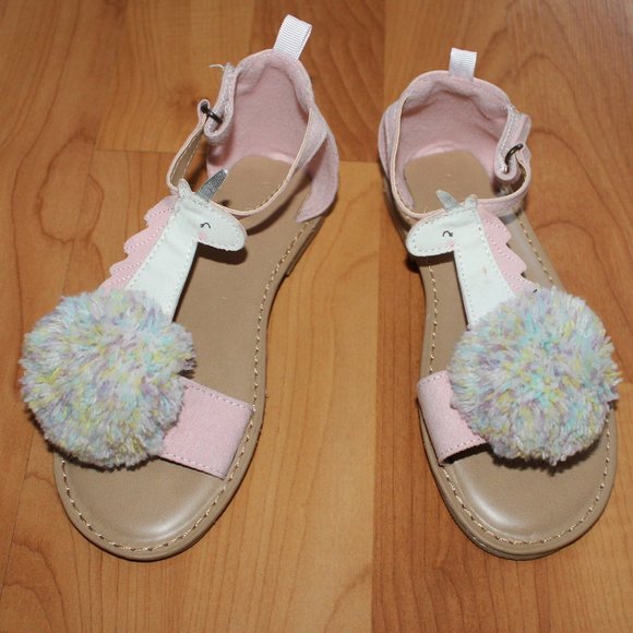 old navy pom pom sandals